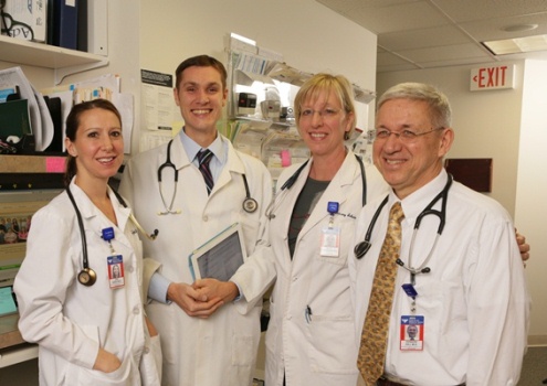 Drs. Jodi Indes, Fraser Lawrence, Mary Scheimann and Edward Dill of Shoreline Internal Medicine